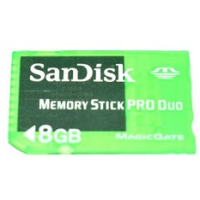 Memory stick PRO duo voor PSP of camera van 32 MB. tot 32 GB.